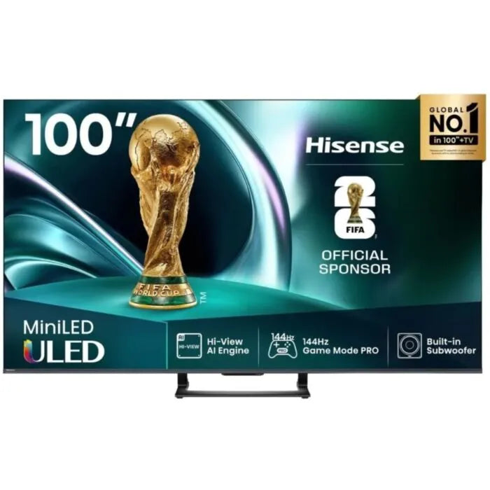 Hisense 254cm (100") Mini LED 144Hz ULED Smart TV - 100U7Q