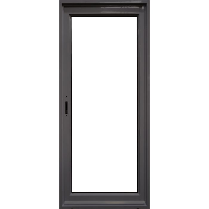 Swartland Charcoal Aluminium Full Panel Glass Door 890 x 2090mm