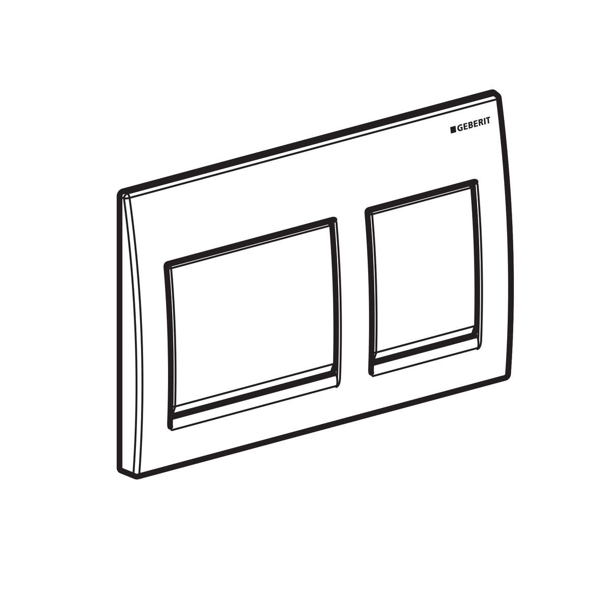 Actuator Alpha 15 Square White (115.045.11.5)