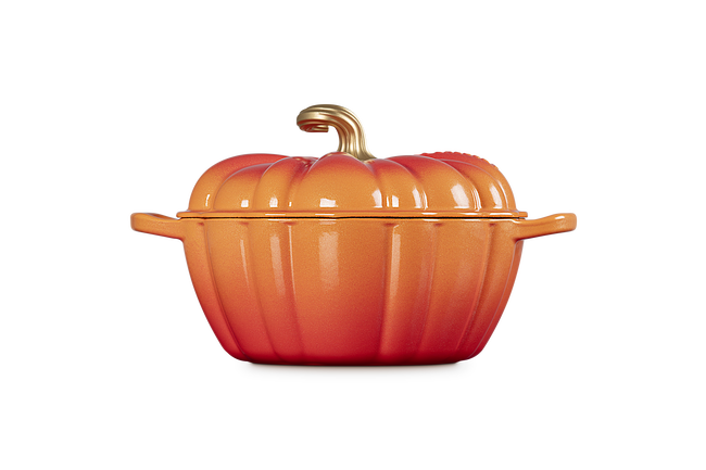 Le Creuset Cast Iron Signature Pumpkin Casserole 24cm Flamme Dorêe