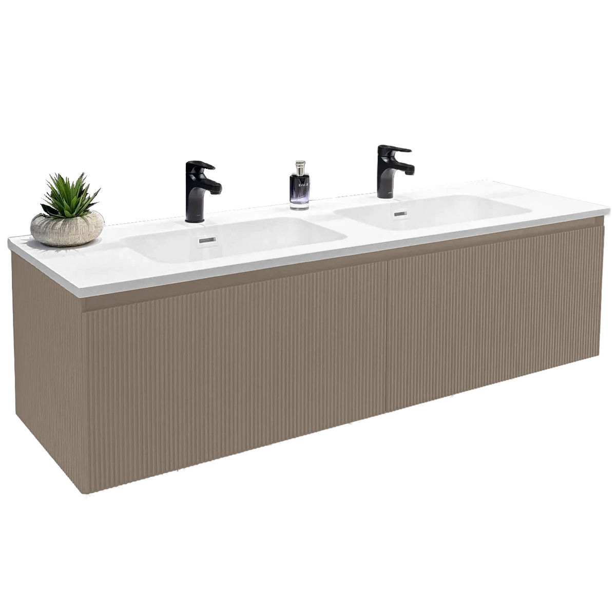 Ultima Matt Dobbin Vanity 1500 White Basin Marble