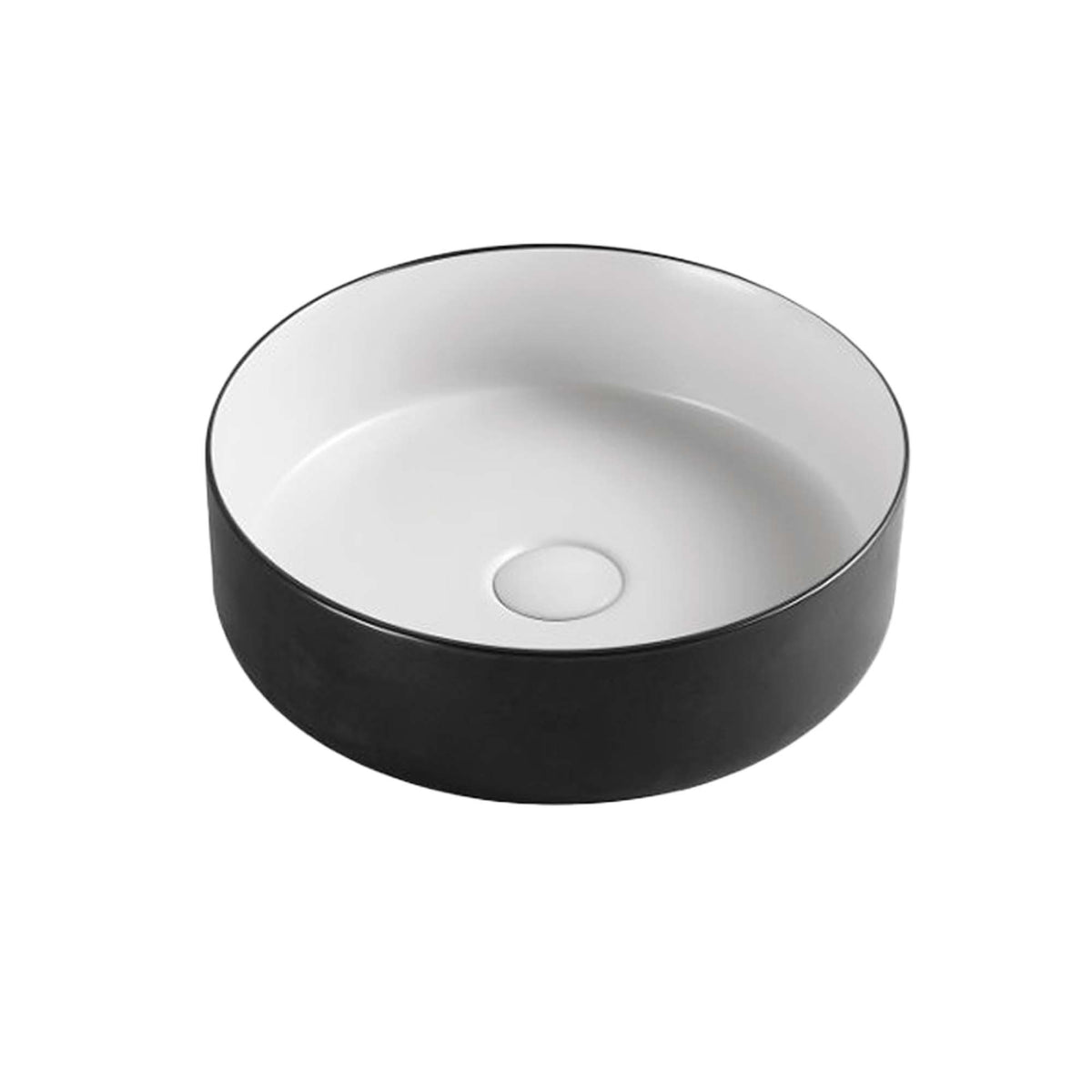 Basin Flavio CT Circlet Black Matt 380mm