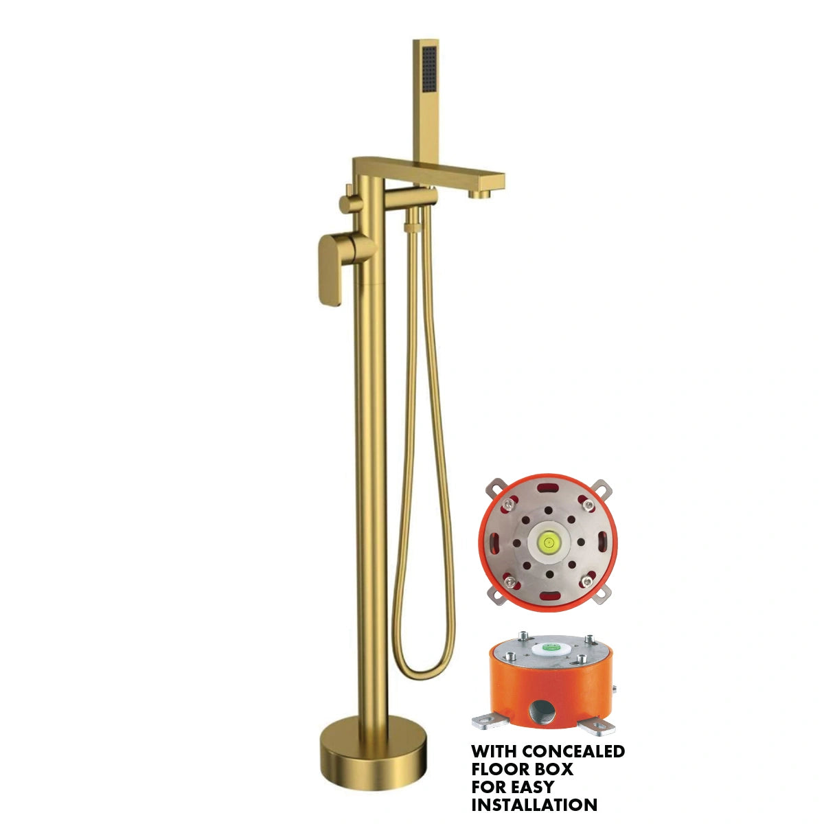 Aquatec F/s Bath Mixer Reflex Old Brass (TBD)