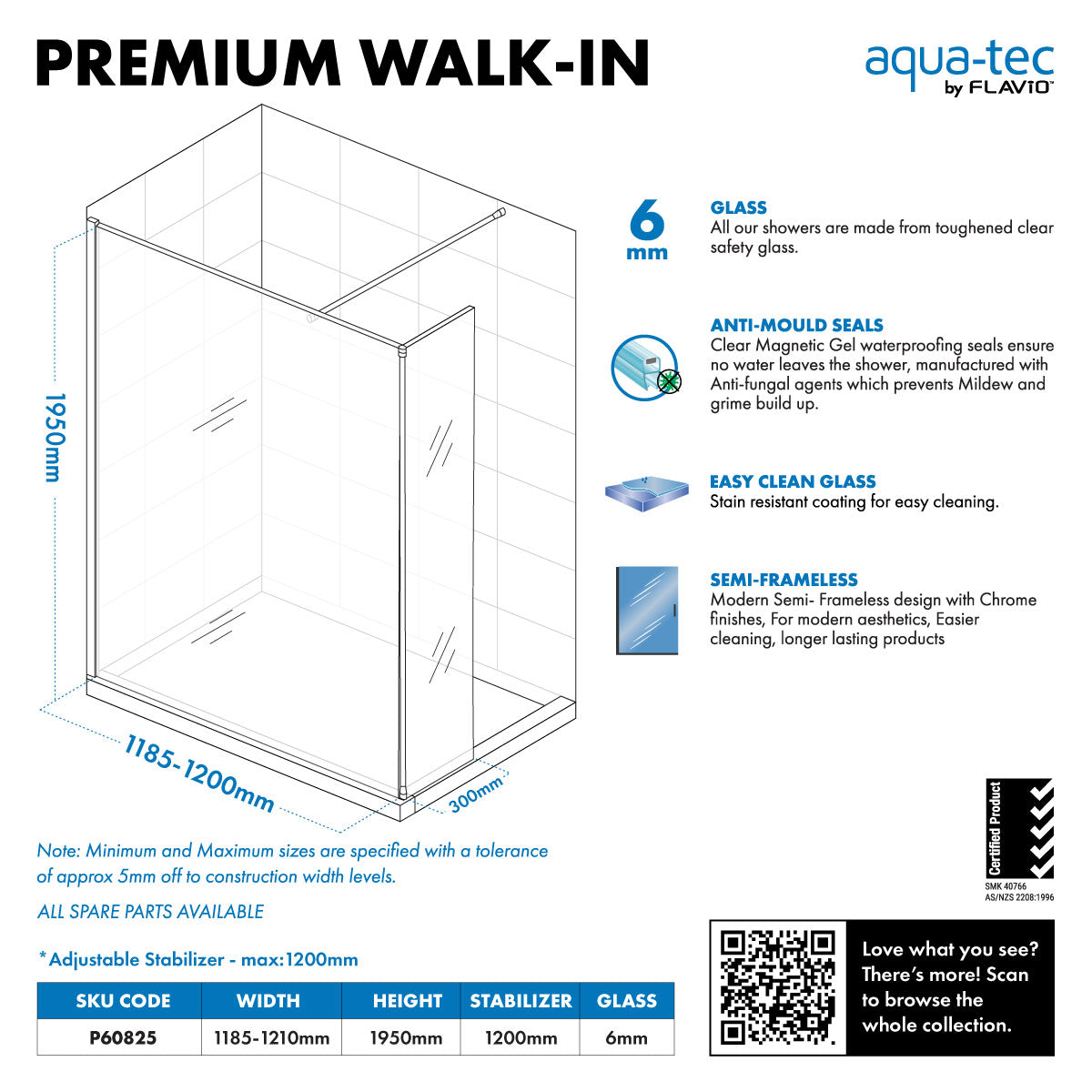 Aquatec Screen + Splash Panel (1200+300) (TBD)