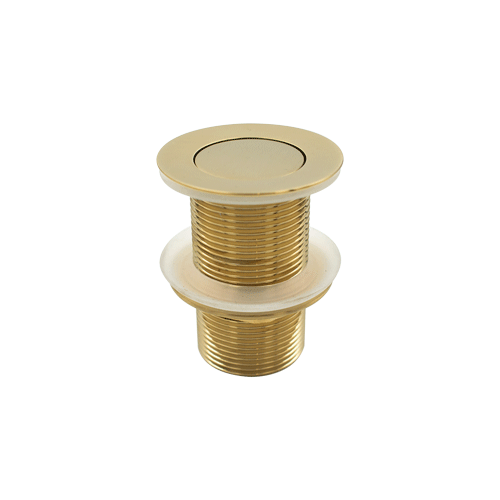 Waste Gio Pop UP Basin Unslotted Brushed Gold
