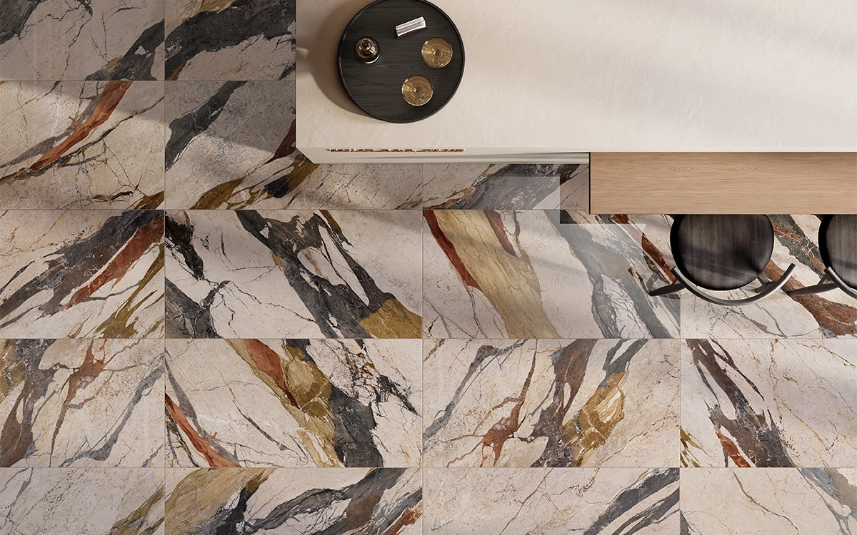 Marmo E Pietra Breccia Sicilia Matt Slab 1200x2800mm