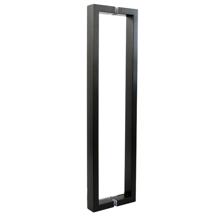 QS Pull Handle Oblong 40x20x600x620mm Black