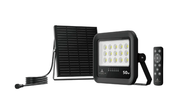 Hydra 50W Solar LED Floodlight with Motion Sensor - Gen2