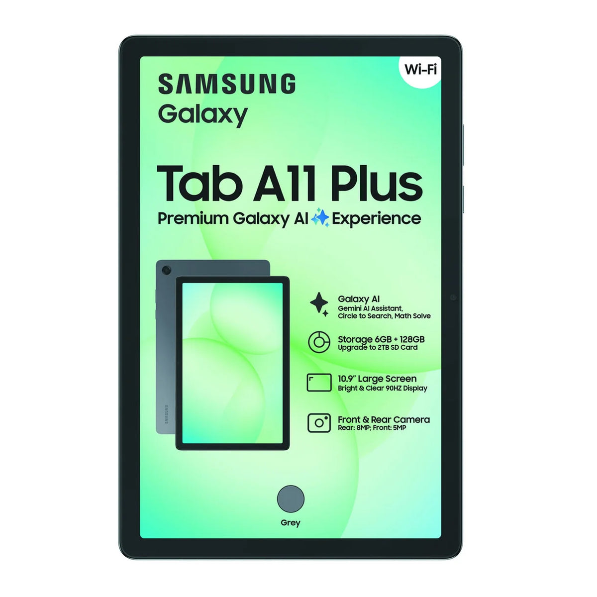 Samsung Galaxy Tab A11 PLUS 11" Wi-Fi | 128GB - Grey