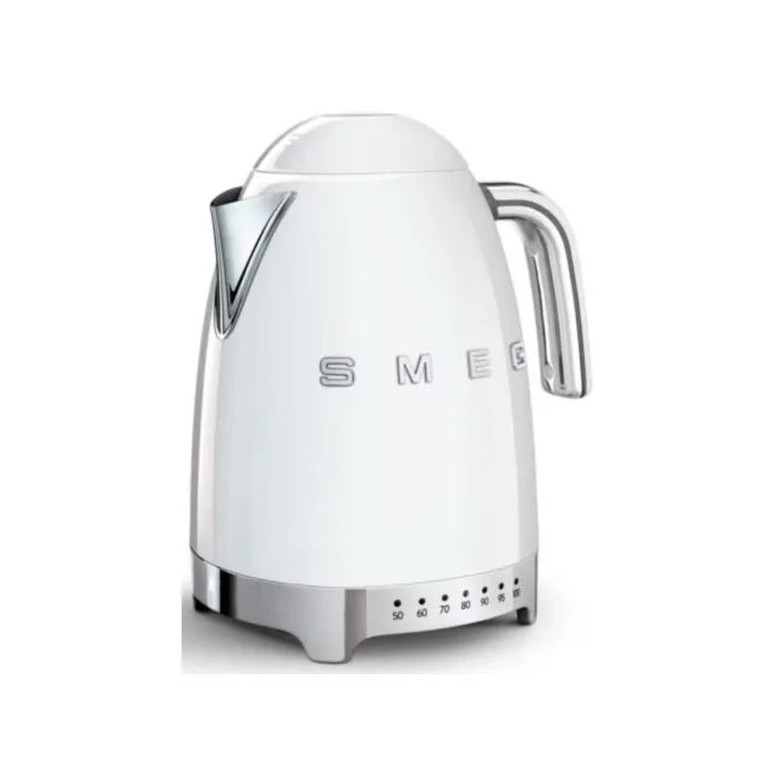 Smeg Retro 1.7L White Kettle - KLF04WHEU