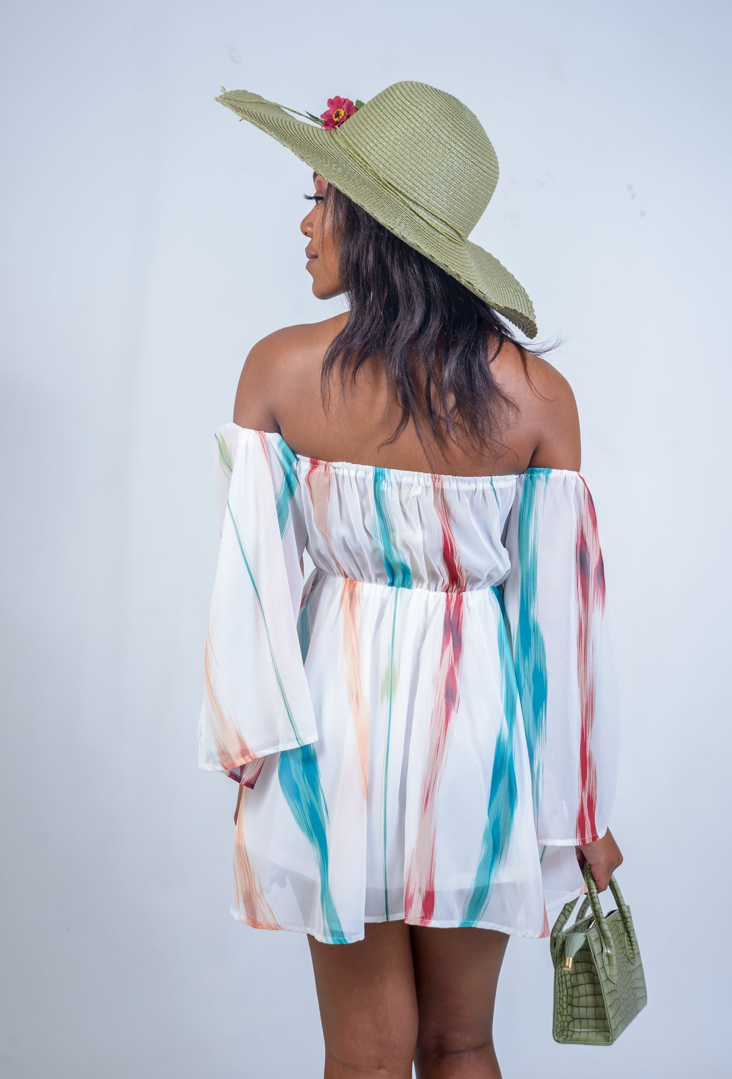 Ladies Off-shoulder Mini Dress