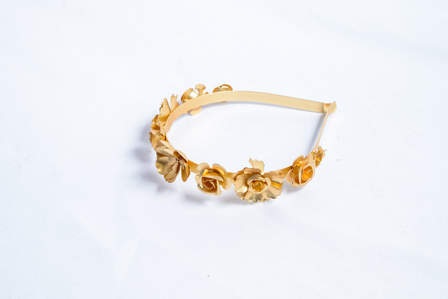 Flower Gold Headband