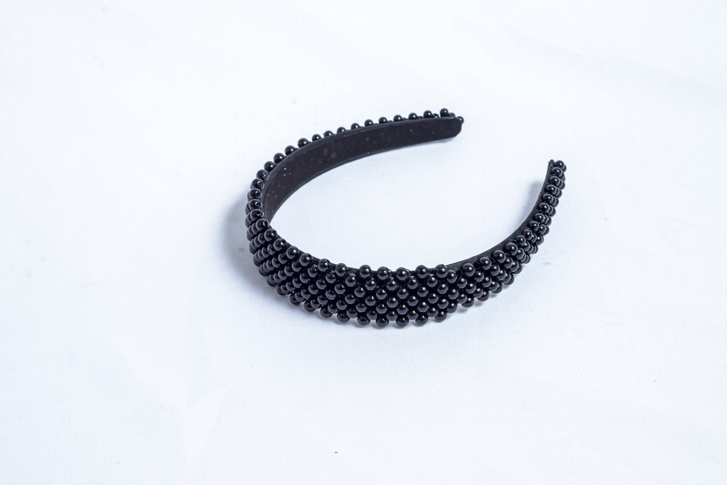 Satin With Added Beads Headband