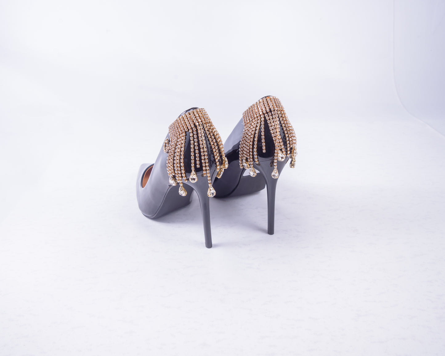 Champagne Patent Pointy Stilettos