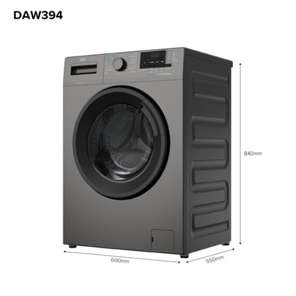 Defy 7kg Manhatten Grey Front Loader Washing Machine - DAW394