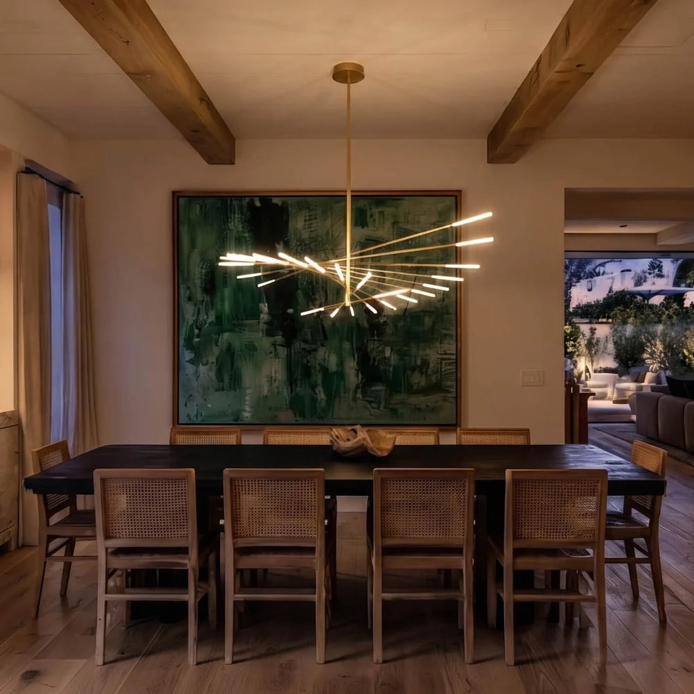 Voguing Champagne Gold 50W CCT LED Pendant