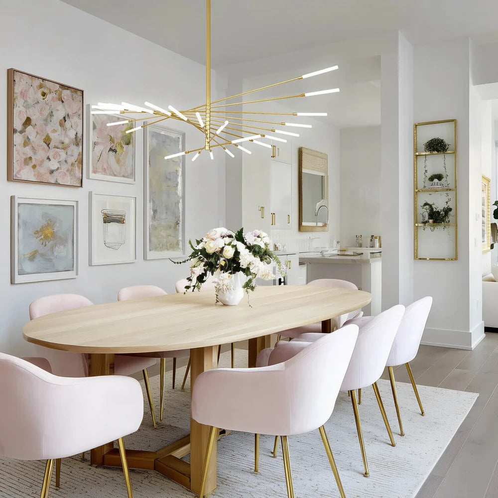 Voguing Champagne Gold 50W CCT LED Pendant