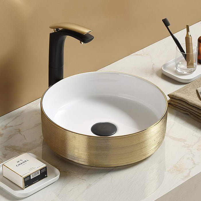Basin Flavio CT Circlet Gold 365mm (TBD)