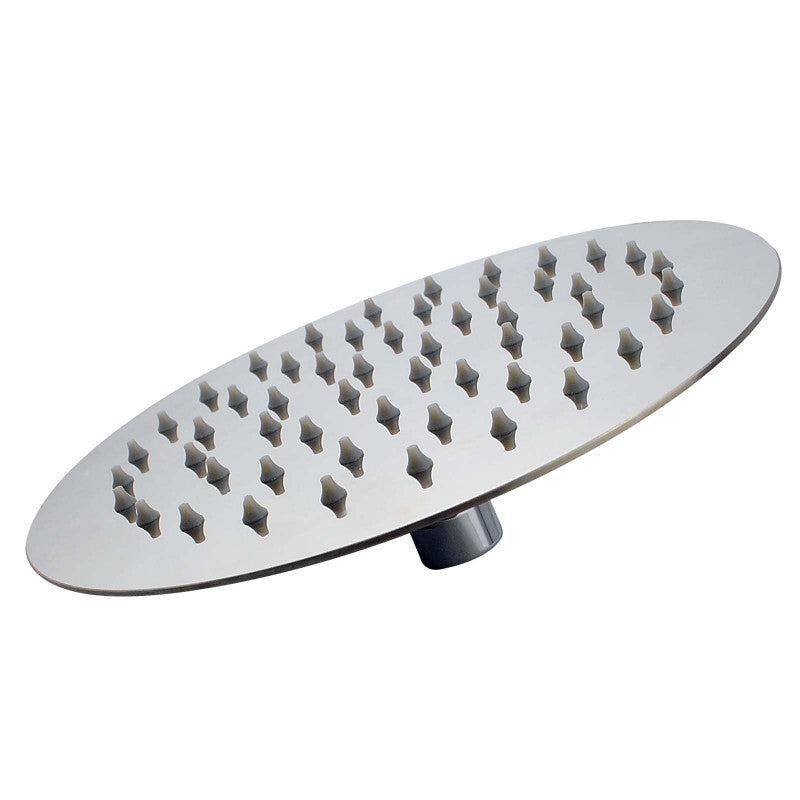 Aquaflo Aflo Chrome Shower Head S/s 200mm Slim Round