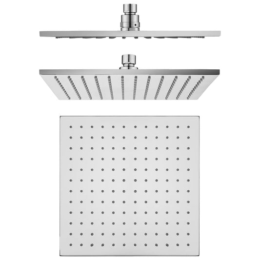 Aquaflo Aflo Chrome Shower Head Brs 250mm Square