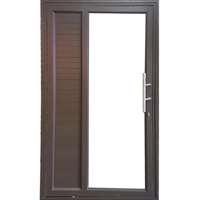 IBuild Glazed Solid Side Aluminium Pivot Door 1190 x 2090mm