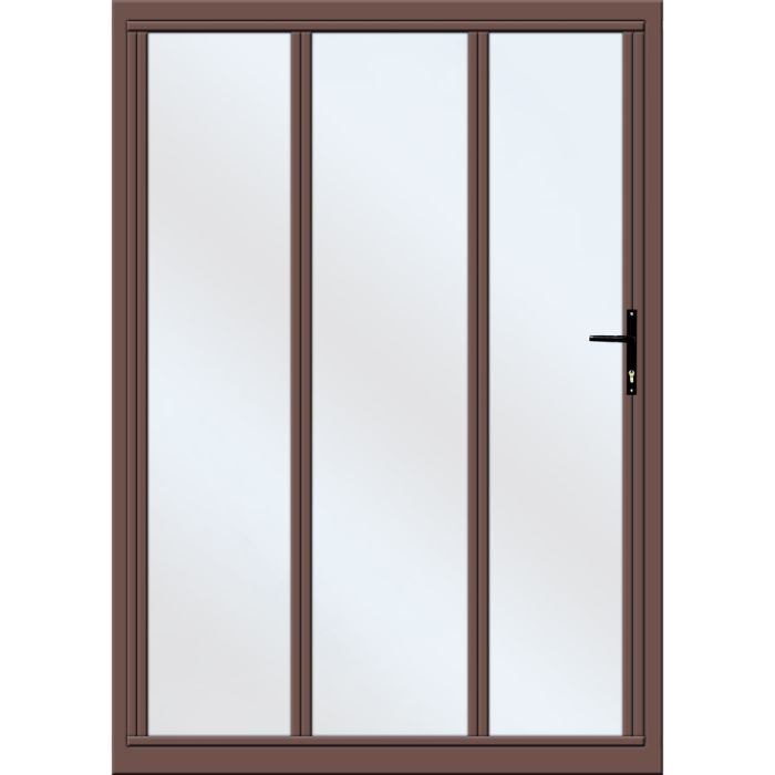 Aluminium Stacking Door RH Bronze 1800X2100mm