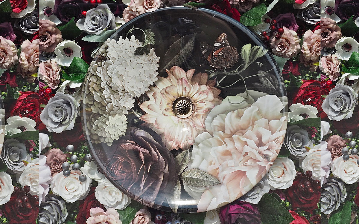 Kohler Dutchmaster Blush Floral Round Basin