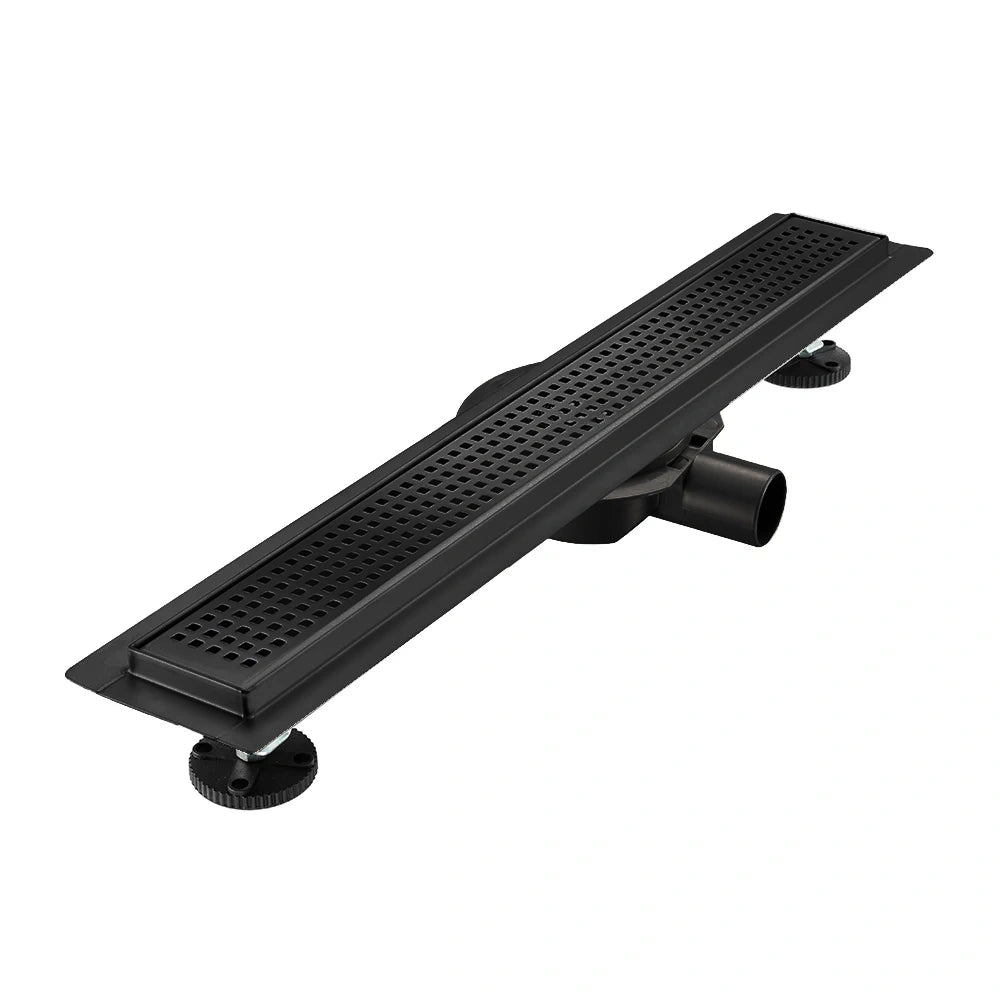 Flavio Trap Shower Flavio 500mm Matt Black (punch Grid) EP