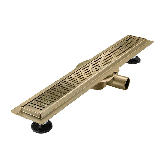 Flavio Trap Shower Flavio 500mm Brushed Gold (P/GRID) Pvd