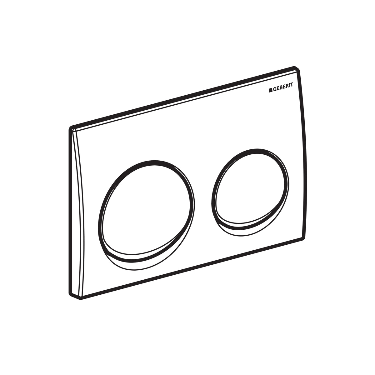 Geberit Actuator Alpha 25 Round Chrome (115.040.21.5)