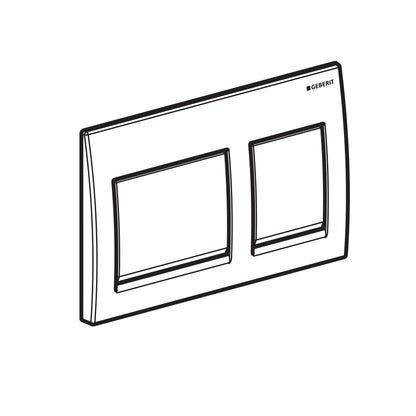 Actuator Alpha 15 Square White (115.045.11.5)