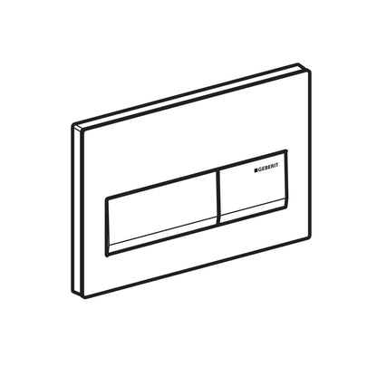 Geberit Actuator Alpha 50 Jet Black