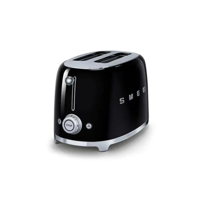 Smeg Retro 2 Slice Toaster Black - TSF01BLSA