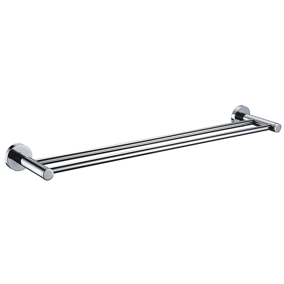 Jensen Nordica JN Poristaa Chr Double Towel Bar 750mm