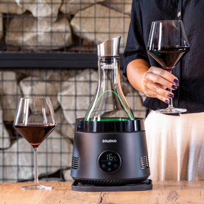 Solenco Life Precision Bottle Wine Cooler with Decanter