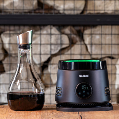 Solenco Life Precision Bottle Wine Cooler with Decanter