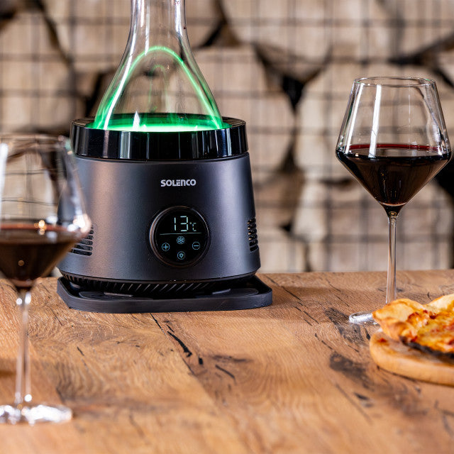Solenco Life Precision Bottle Wine Cooler with Decanter