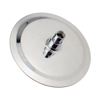 Aquaflo Aflo Chrome Shower Head S/s 200mm Slim Round