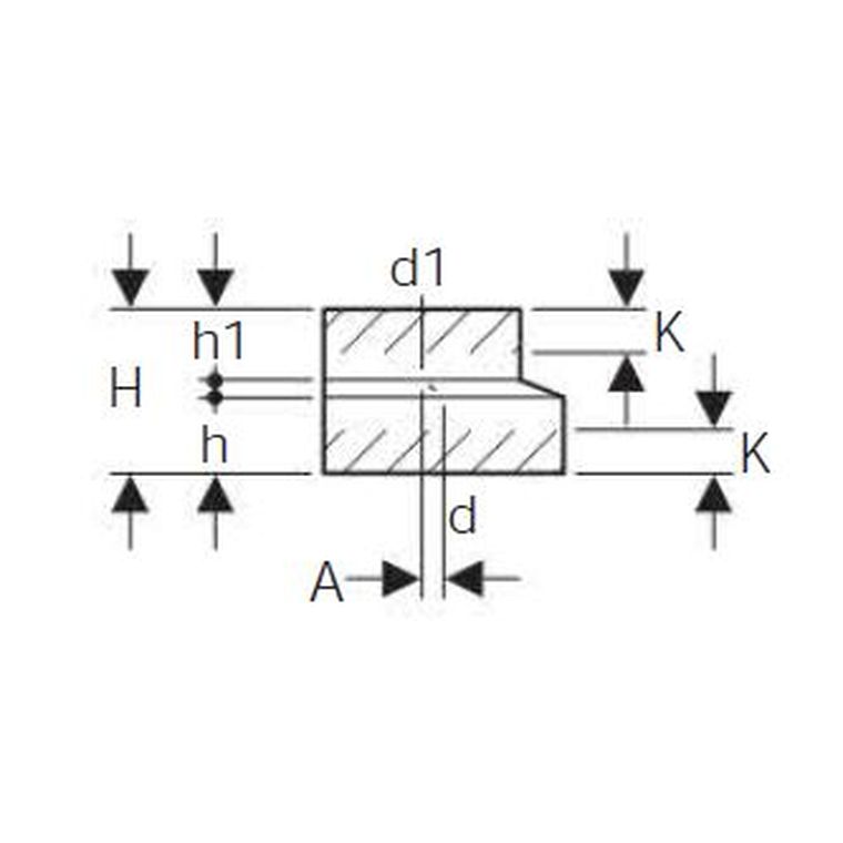 GEBERIT HDPE SHORT ECCENTRIC REDUCER 50x40mm 361.558.16.1