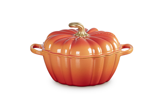 Le Creuset Cast Iron Signature Pumpkin Casserole 24cm Flamme Dorêe
