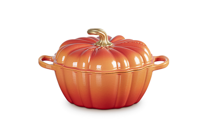Le Creuset Cast Iron Signature Pumpkin Casserole 24cm Flamme Dorêe