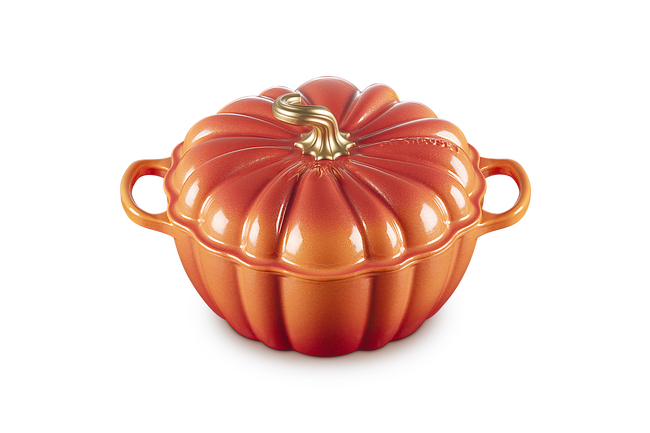 Le Creuset Cast Iron Signature Pumpkin Casserole 24cm Flamme Dorêe