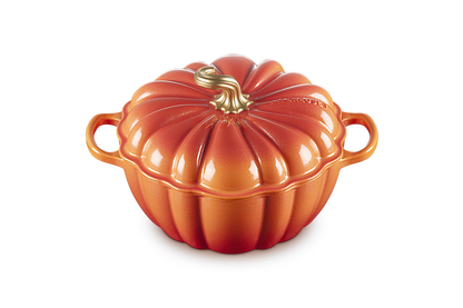 Le Creuset Cast Iron Signature Pumpkin Casserole 24cm Flamme Dorêe