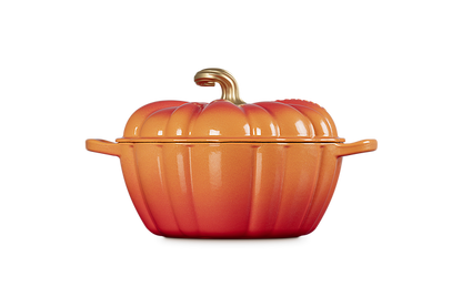 Le Creuset Cast Iron Signature Pumpkin Casserole 24cm Flamme Dorêe