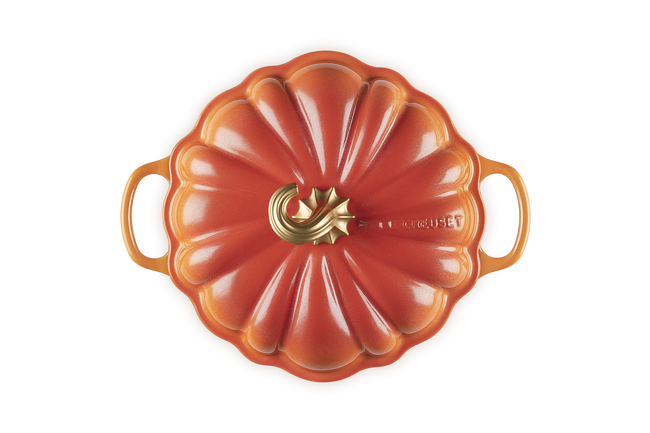 Le Creuset Cast Iron Signature Pumpkin Casserole 24cm Flamme Dorêe