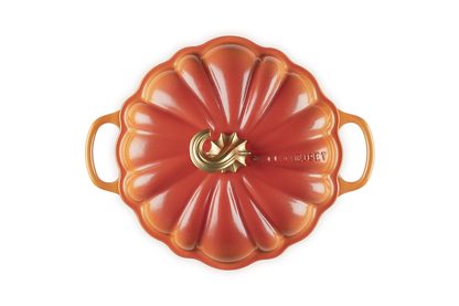 Le Creuset Cast Iron Signature Pumpkin Casserole 24cm Flamme Dorêe