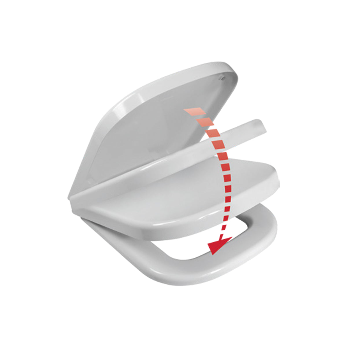 Wirquin Toilet Seat Mirage Soft Close