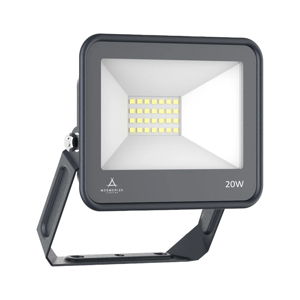 Atlas Black 20W Warm White LED Floodlight