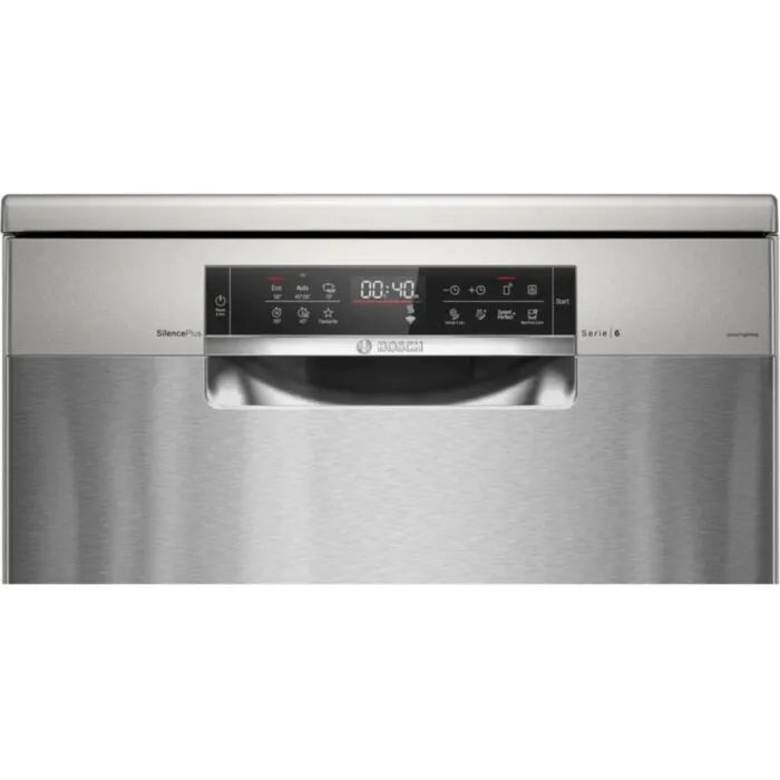 Bosch Series 6 Freestanding Dishwasher 60 cm Silver - SMS6EMI10Z