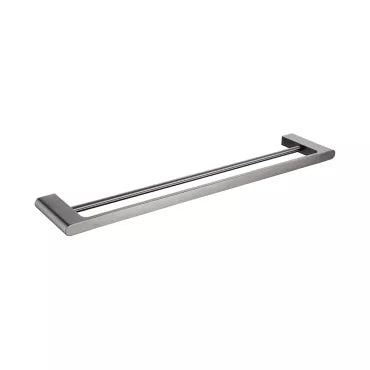 Bijiou Brunel Towel Rail Double 600mm Gunmetal